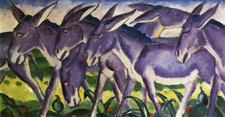 Ezelsfries door Franz Marc