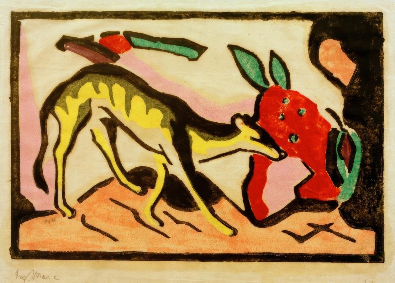 Fabeldier door Franz Marc