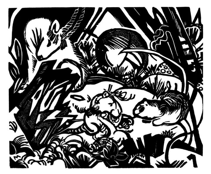 Dierenlegende door Franz Marc