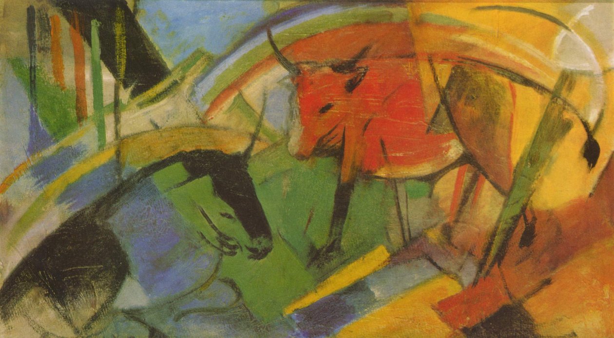 Runderen door Franz Marc