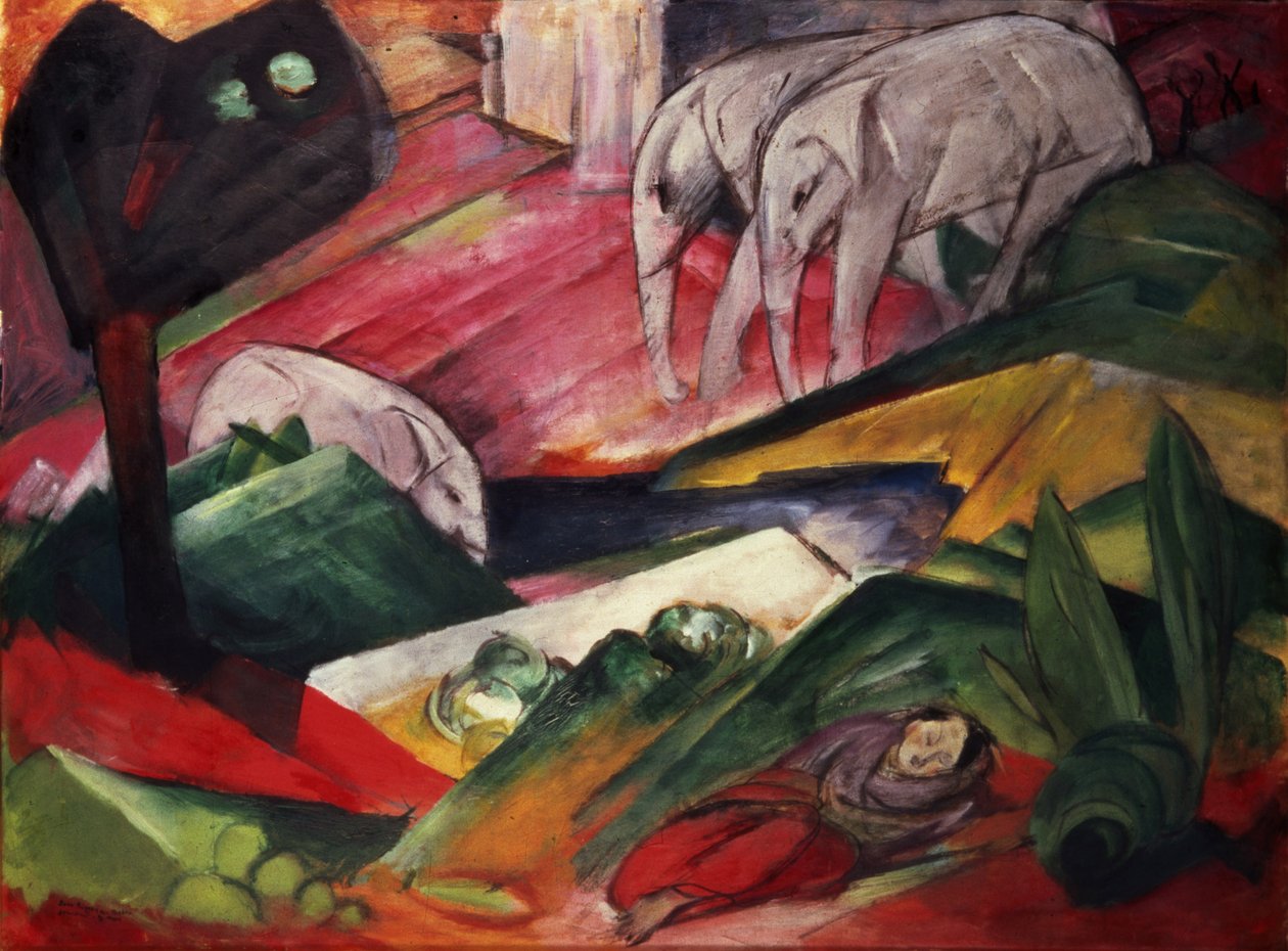De Droom door Franz Marc
