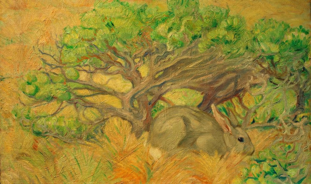 Wild konijn door Franz Marc