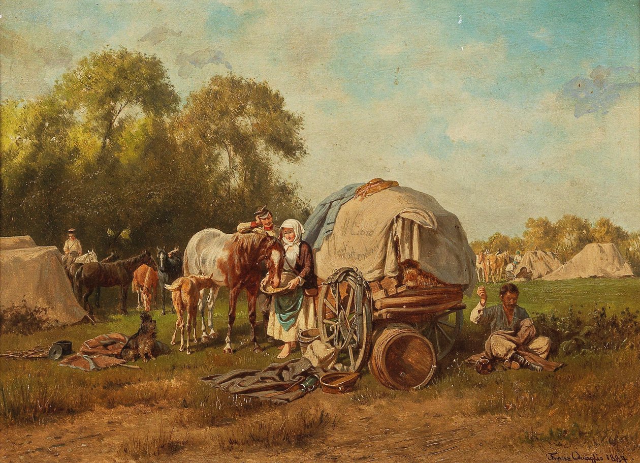 Rustend door Franz Quaglio