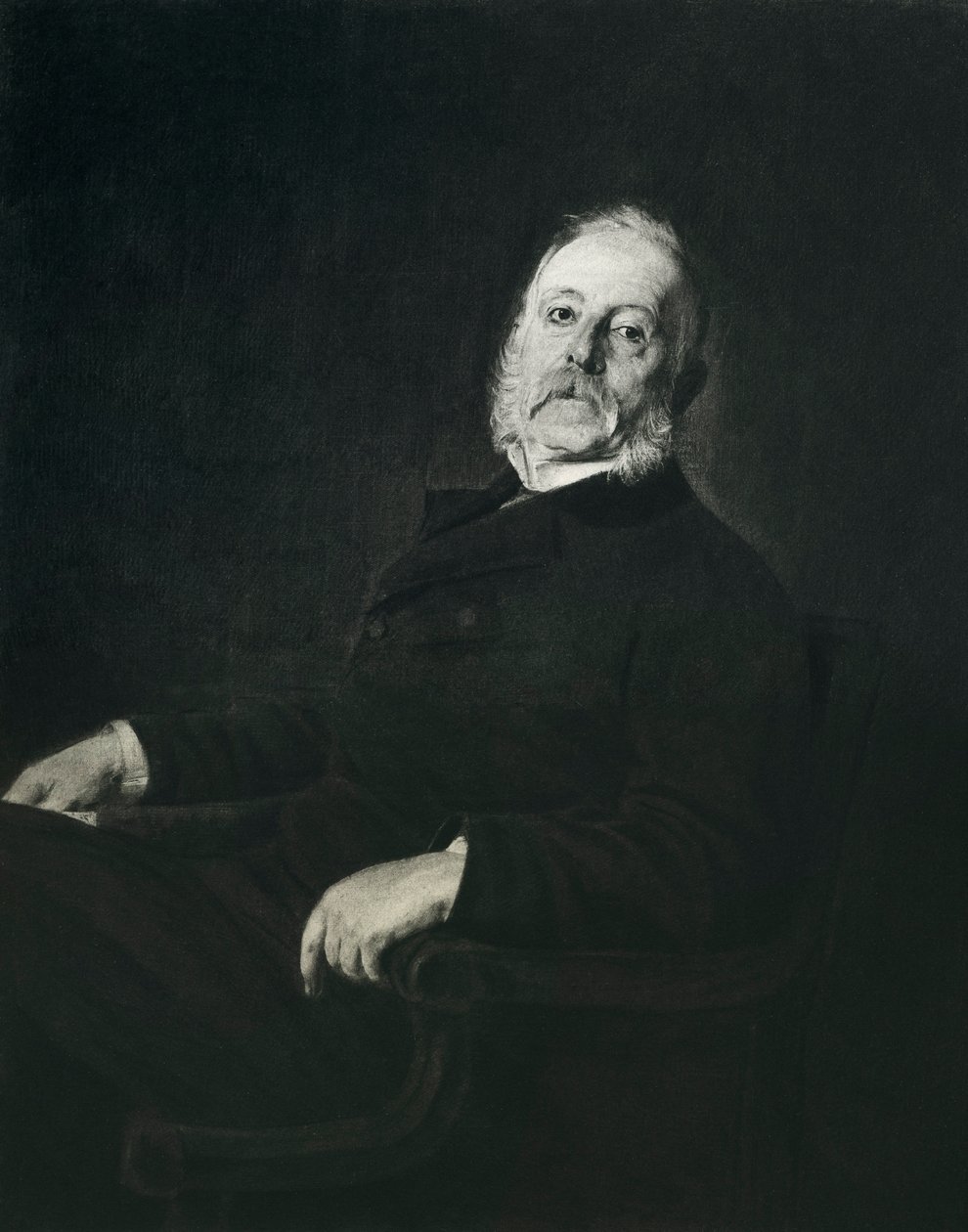 Marco Minghetti door Franz Seraph von Lenbach