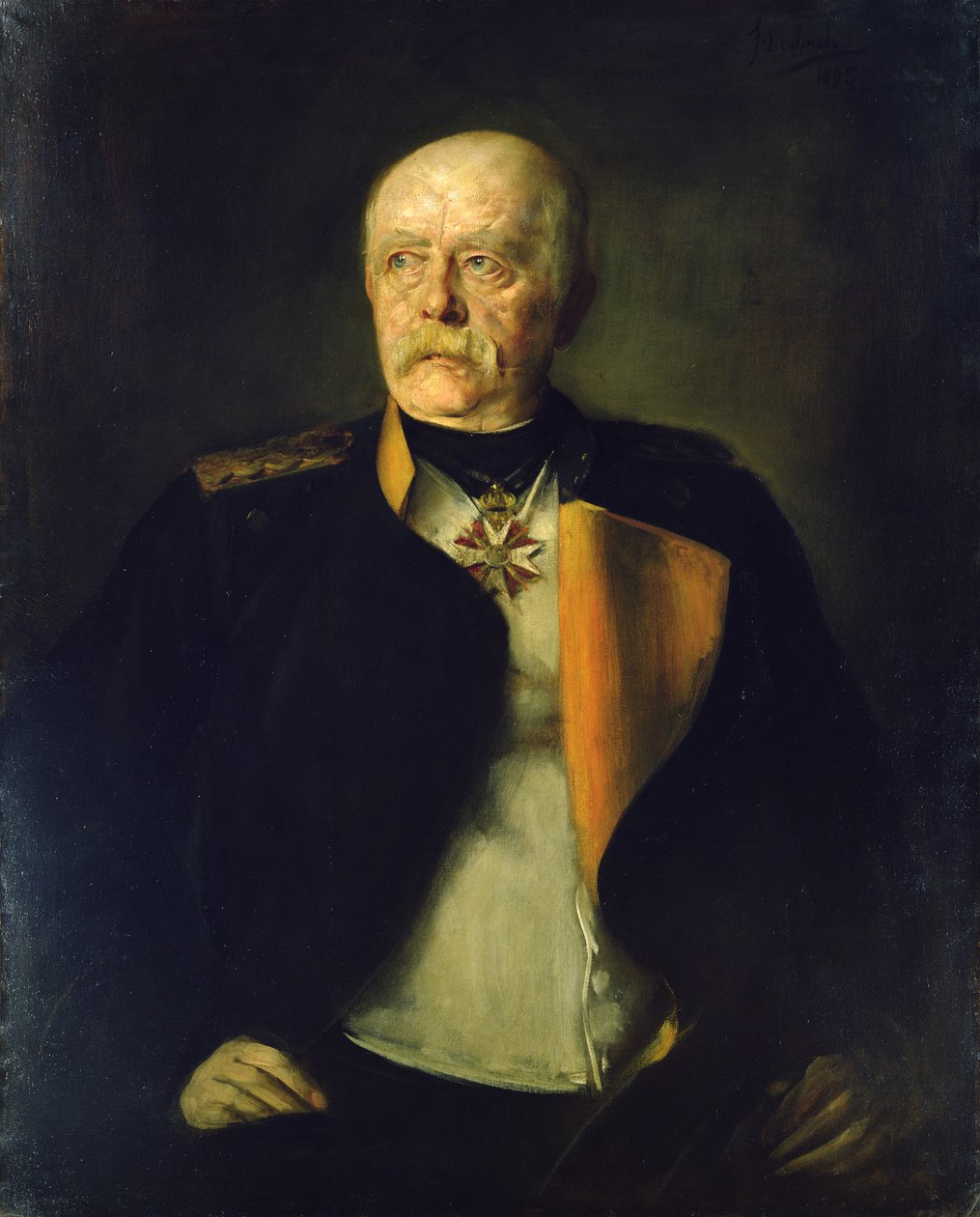 Otto von Bismarck, c.1890 door Franz Seraph von Lenbach