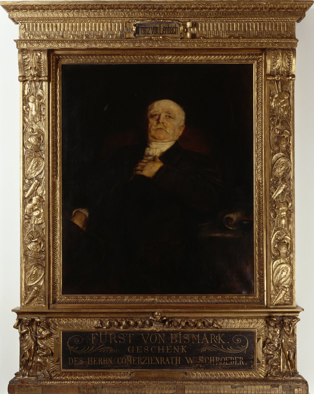 Prins van Bismarck door Franz Seraph von Lenbach