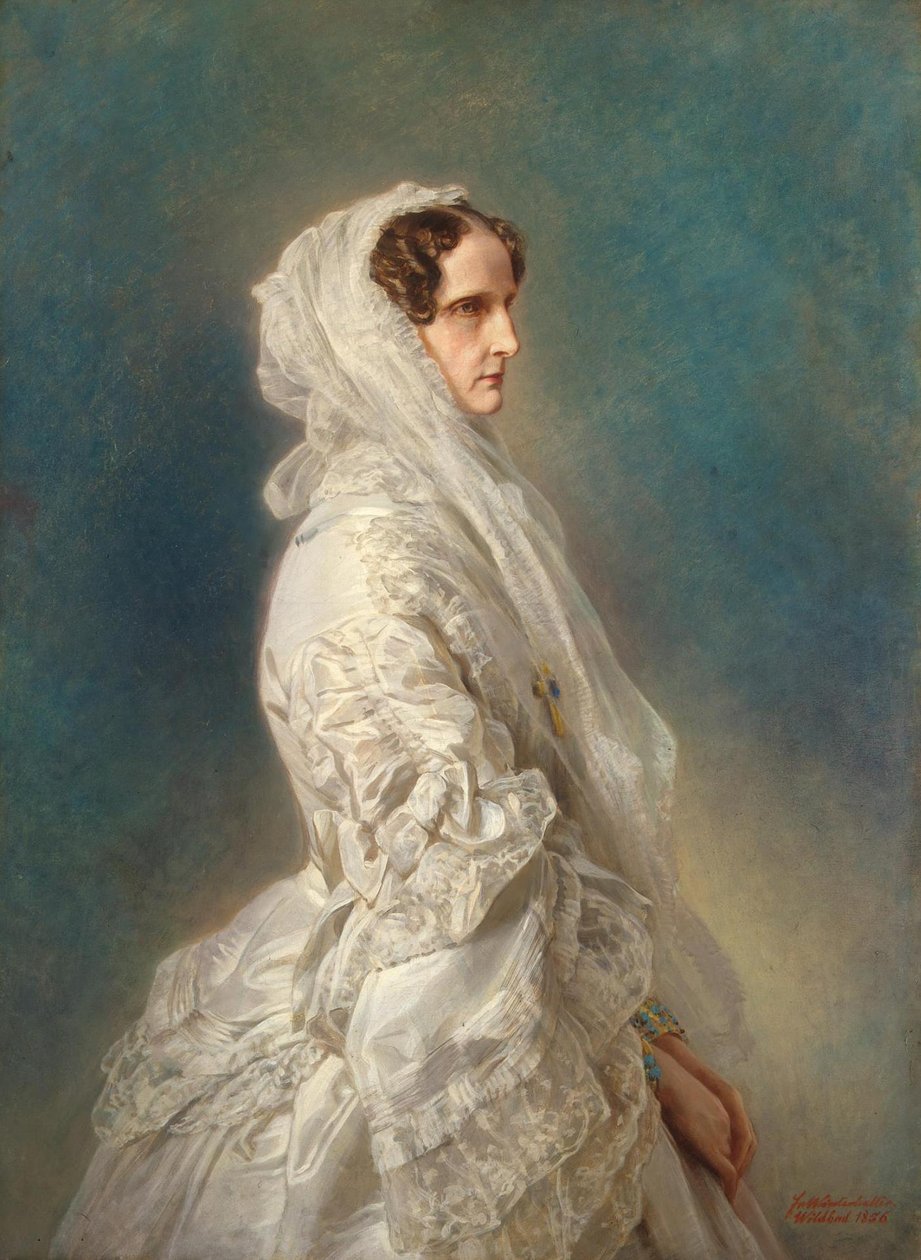 Alexandra Fjodorovna door Franz Xaver Winterhalter