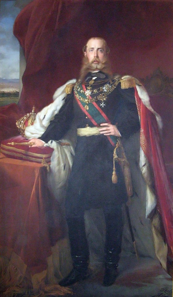 Keizer Don Maximiliaan I van Mexico door Franz Xaver Winterhalter
