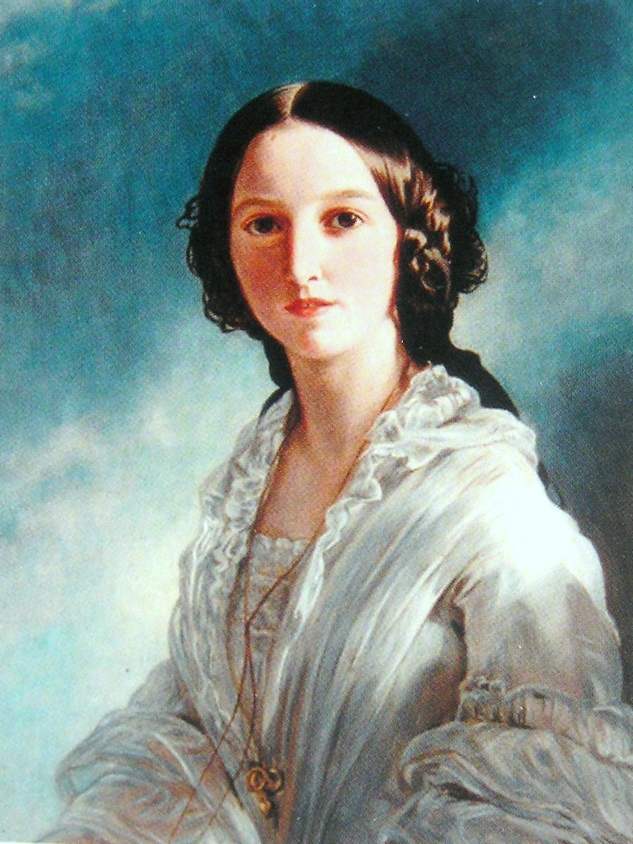Feodora zu Hohenlohe-Langenburg door Franz Xaver Winterhalter