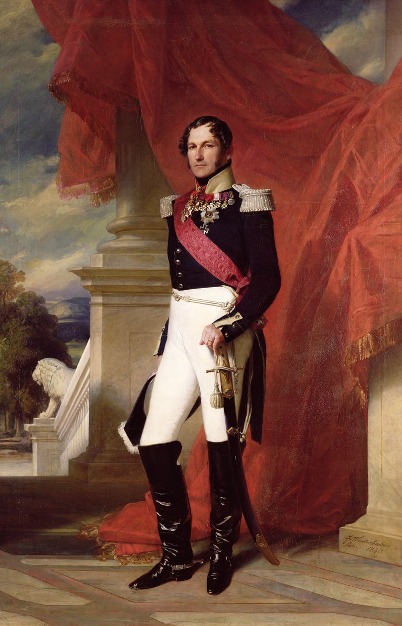 Leopold I (1790-1865) 1840 door Franz Xaver Winterhalter