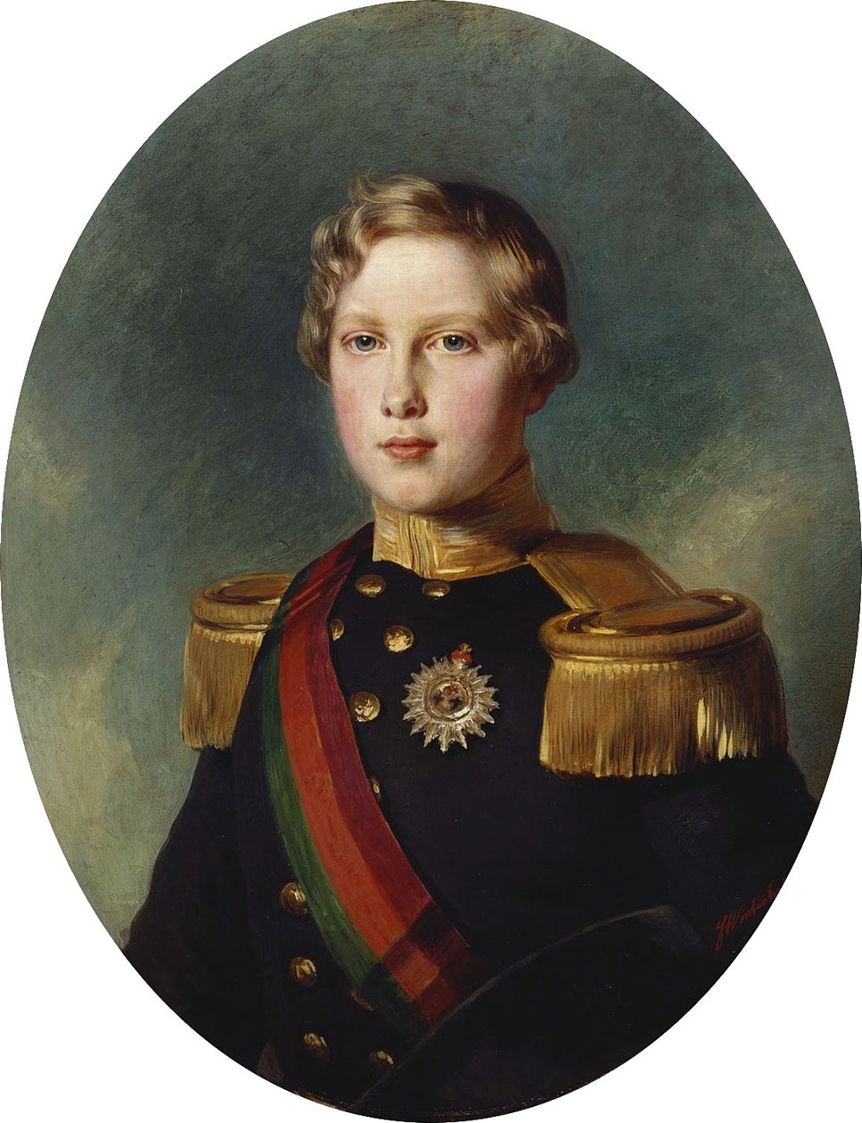 Lodewijk I, Koning van Portugal door Franz Xaver Winterhalter