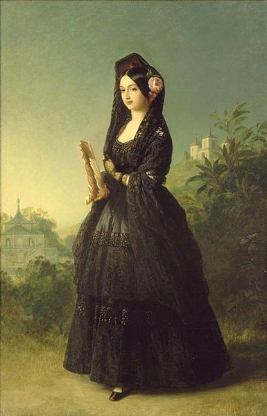 Portret van Infanta Luisa Fernanda door Franz Xaver Winterhalter