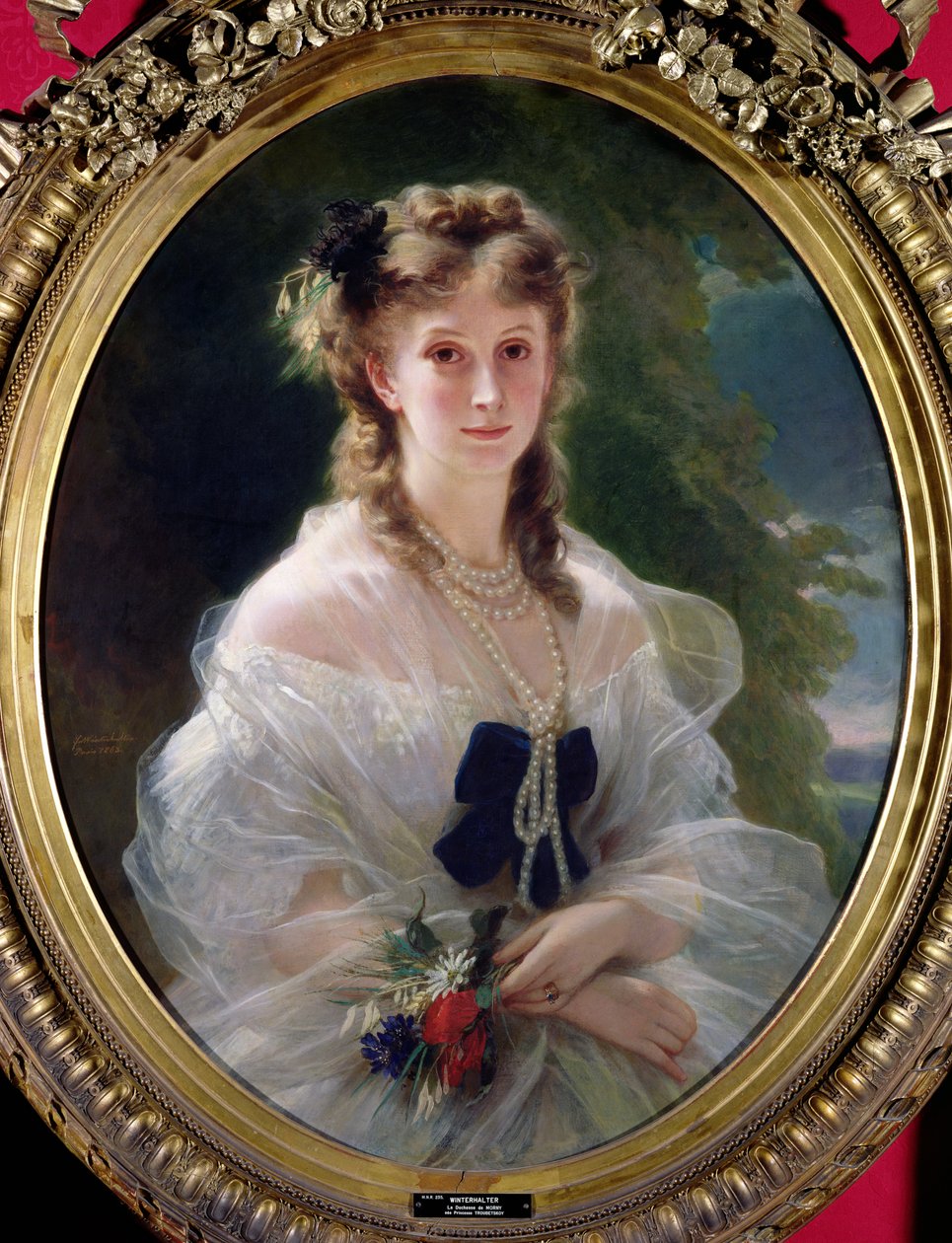 Portret van Sophie Troubetskoy (1838-96) Gravin van Morny, 1863 door Franz Xaver Winterhalter