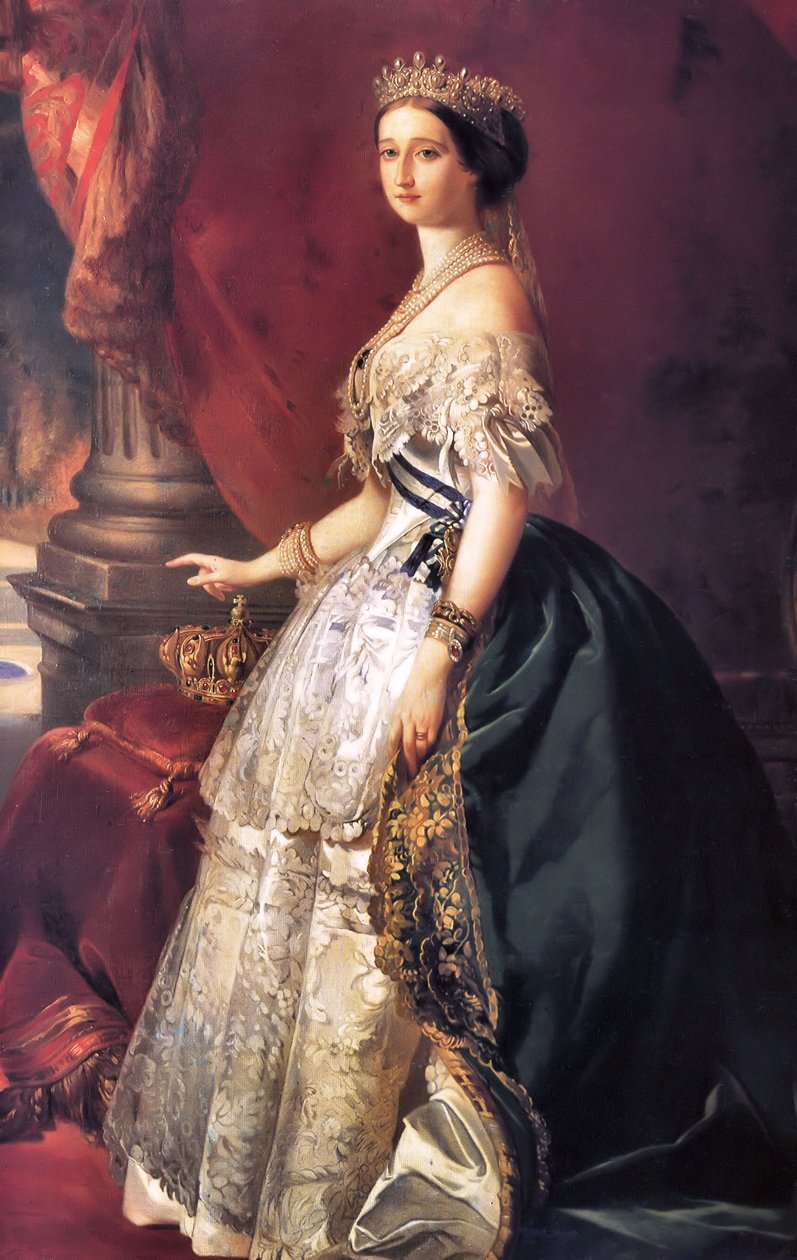 Portret van de Keizerin Eugénie door Franz Xaver Winterhalter