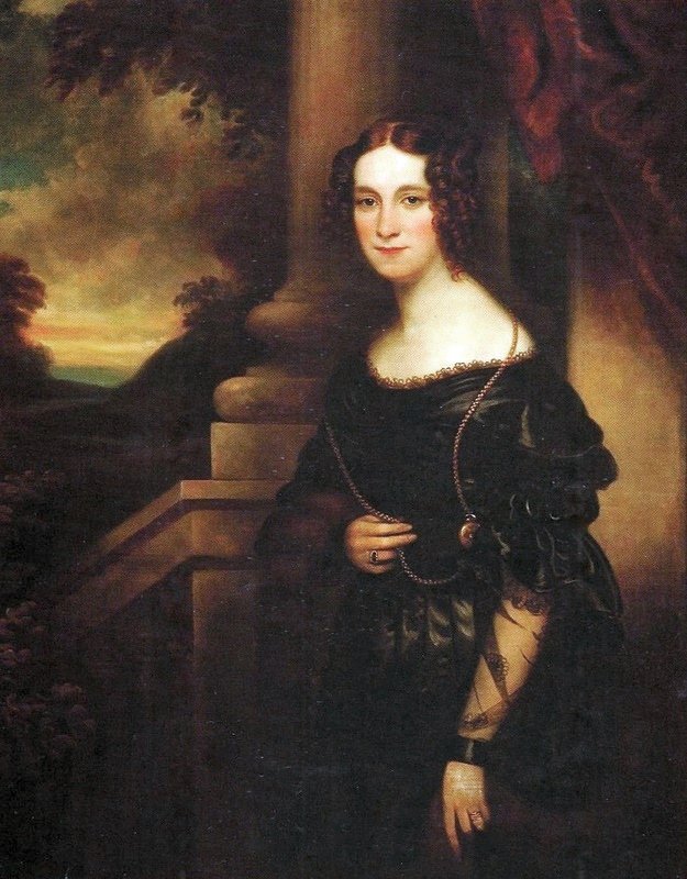 Portret van D. Amélia de Leuchtenberg door Franz Xaver Winterhalter
