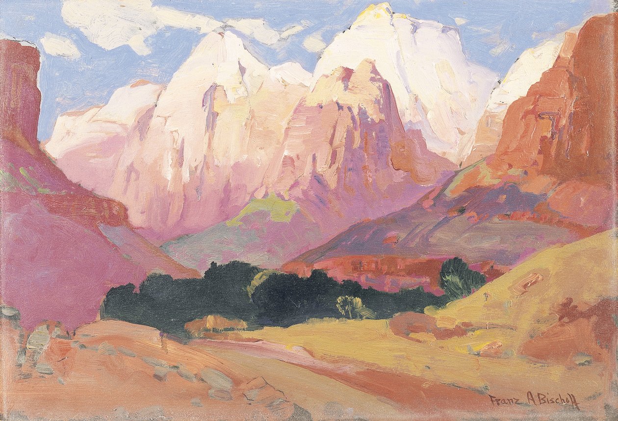 Grand Tetons door Franz A. Bischoff