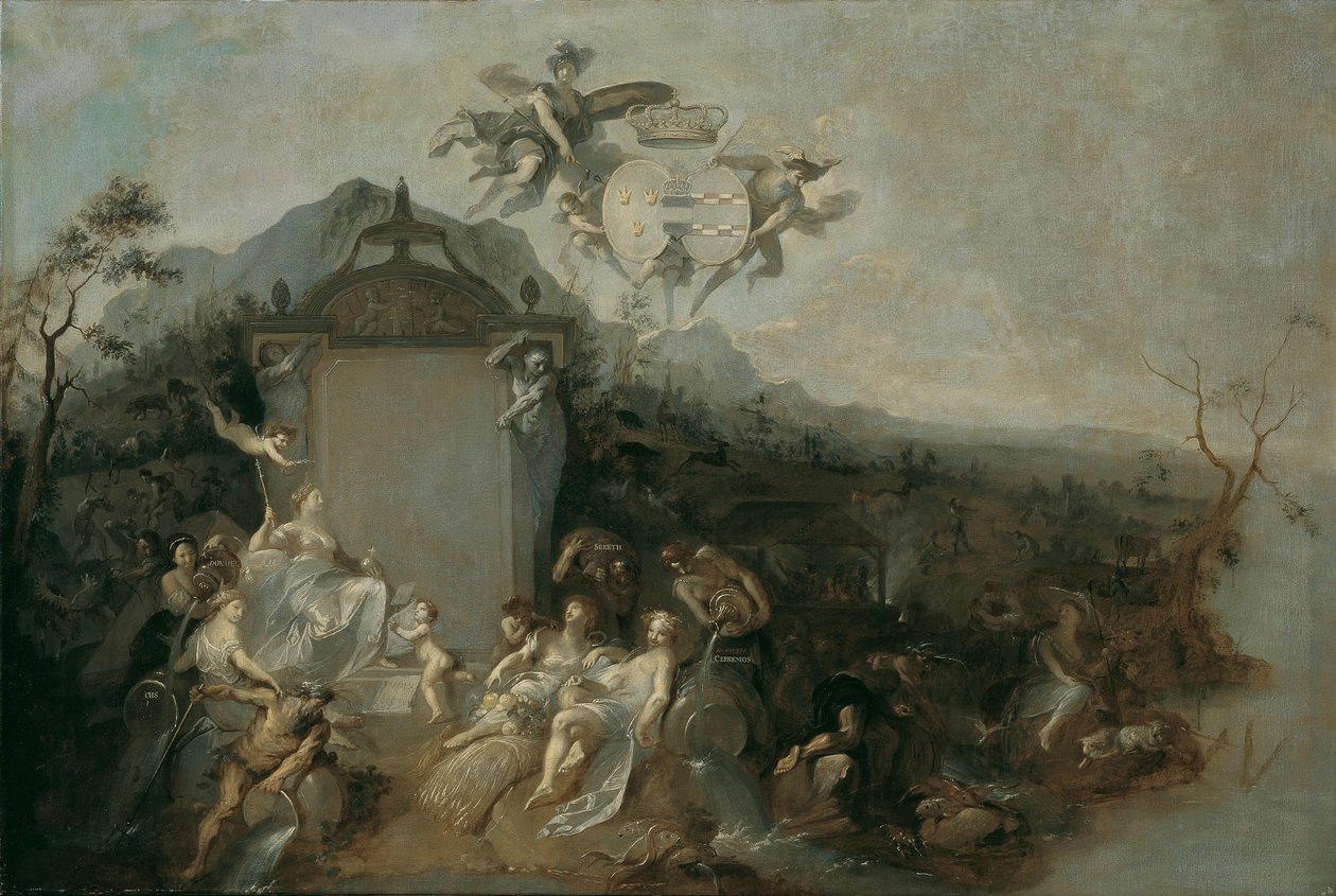 Allegorie op Galicië en Lodomerië door Franz Anton Maulbertsch