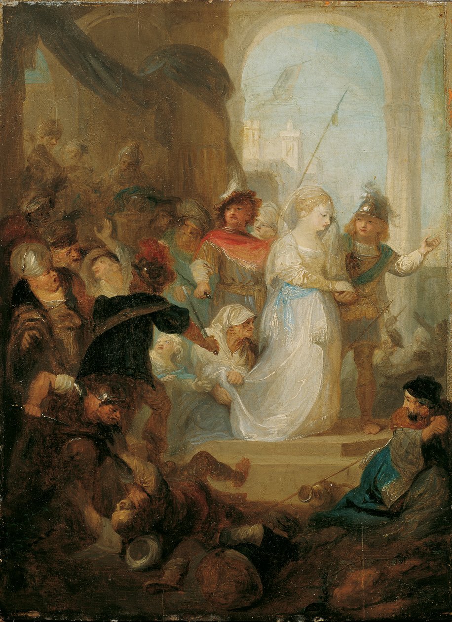 Esther en Hatach door Franz Anton Maulbertsch