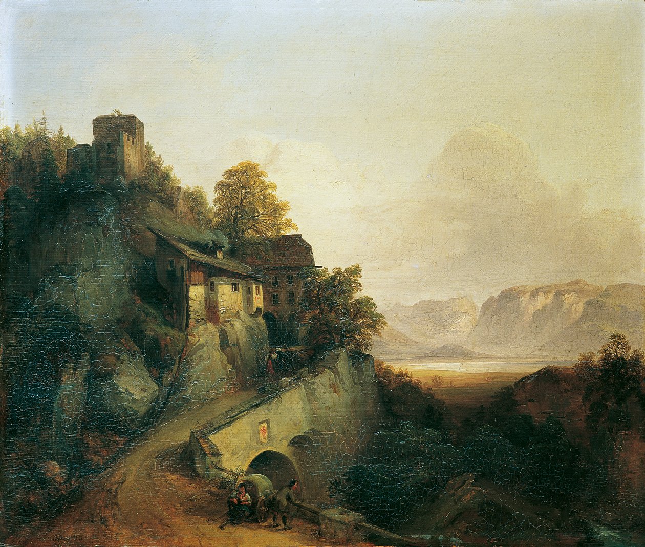 Bergweg in Tirol door Franz Barbarini