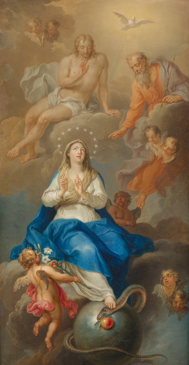 Opname van Maria in de hemel door Franz Christoph Janneck