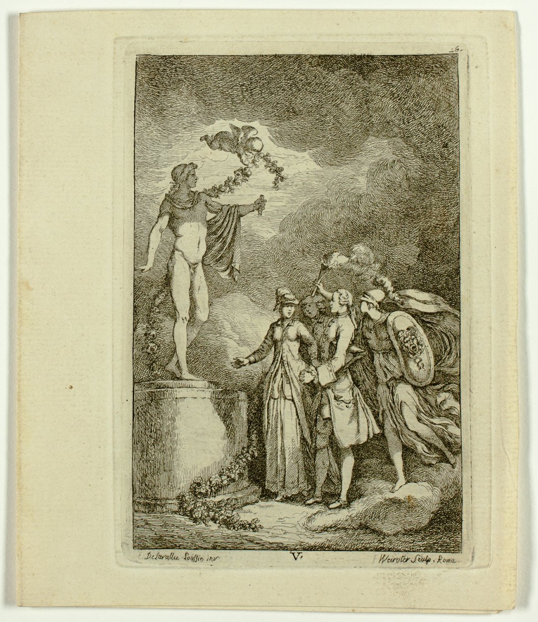 Platen 5-7, uit Nella Venuta door Franz Edmund Weirotter