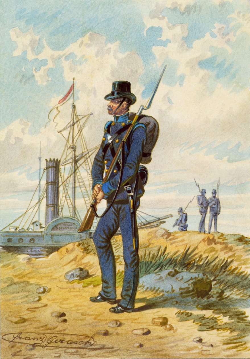 Soldaat door Franz Gerasch