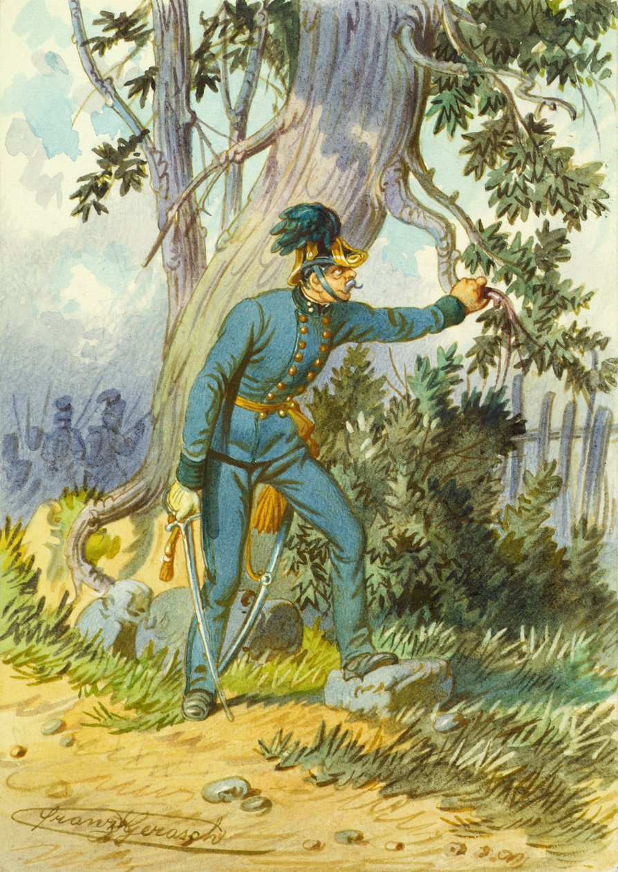 Soldaat door Franz Gerasch