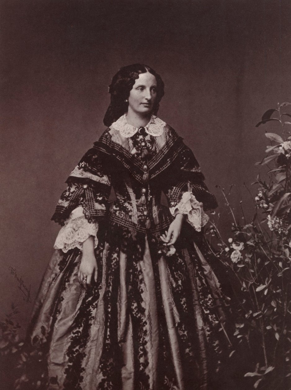 Keizerin Elisabeth van Oostenrijk door Franz Hanfstaengl