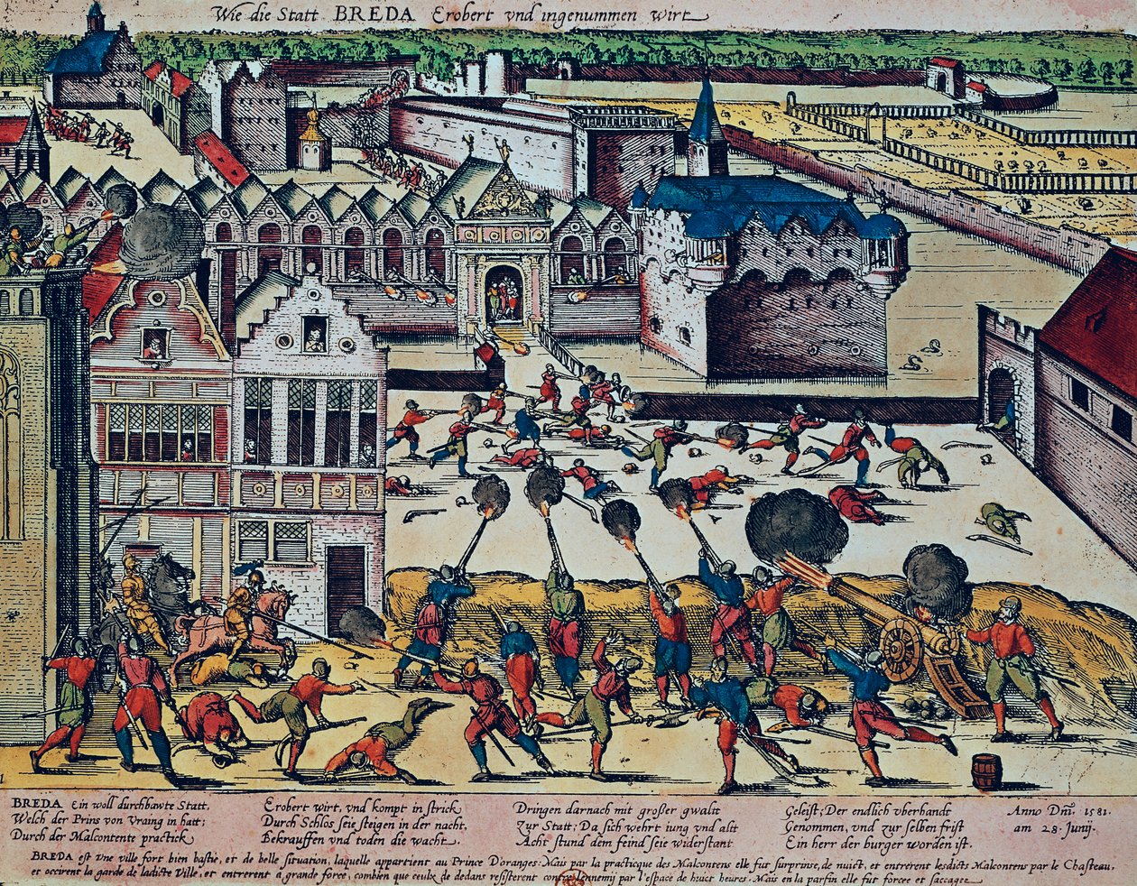 De Haultepenne Furie in 1581 door Franz Hogenberg