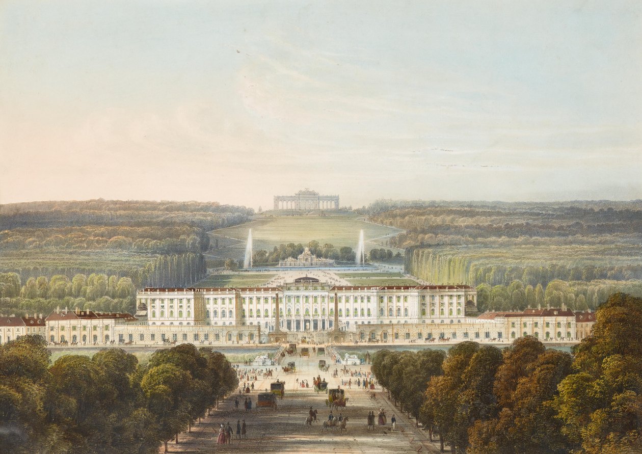 Paleis Schönbrunn door Franz Josef Sandmann