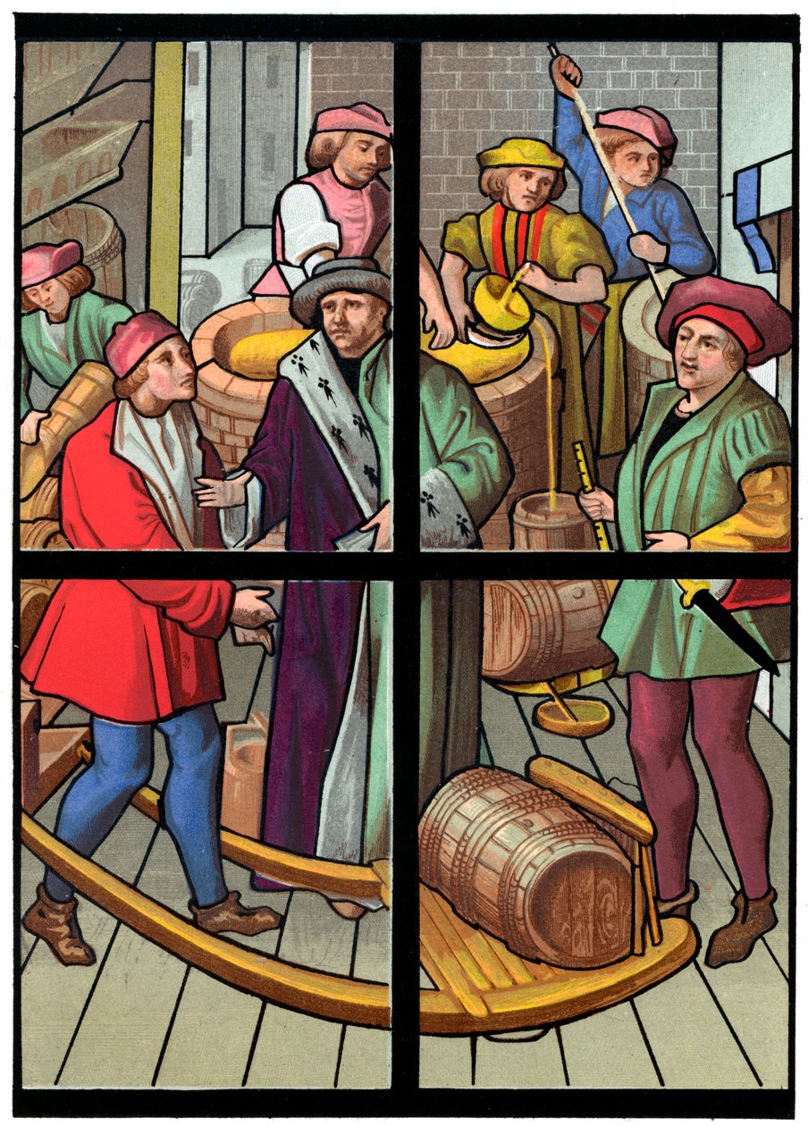 Een brouwerij door Franz Kellerhoven