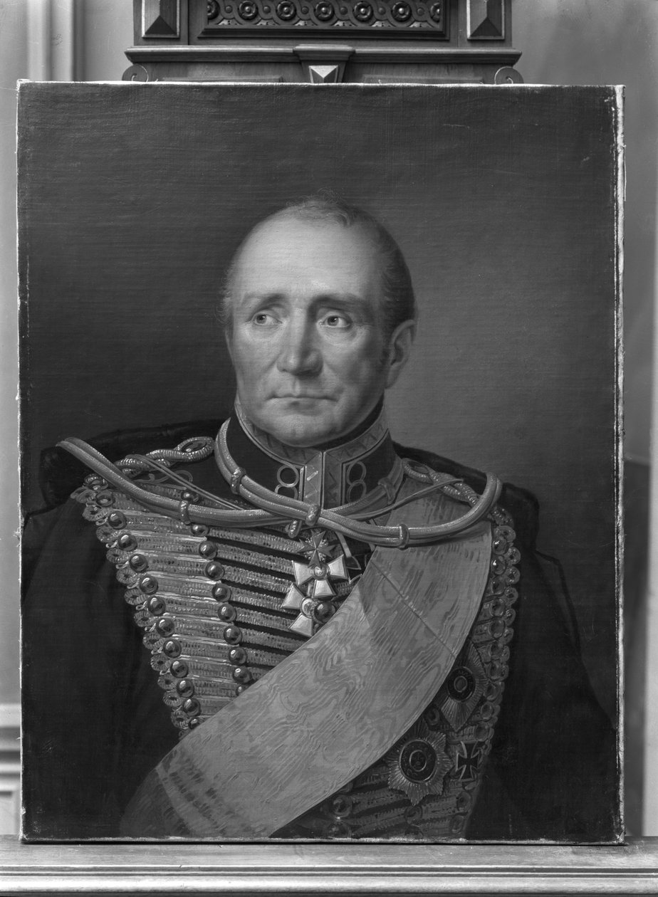 Portret van Generaal von Zieten door Franz Krüger