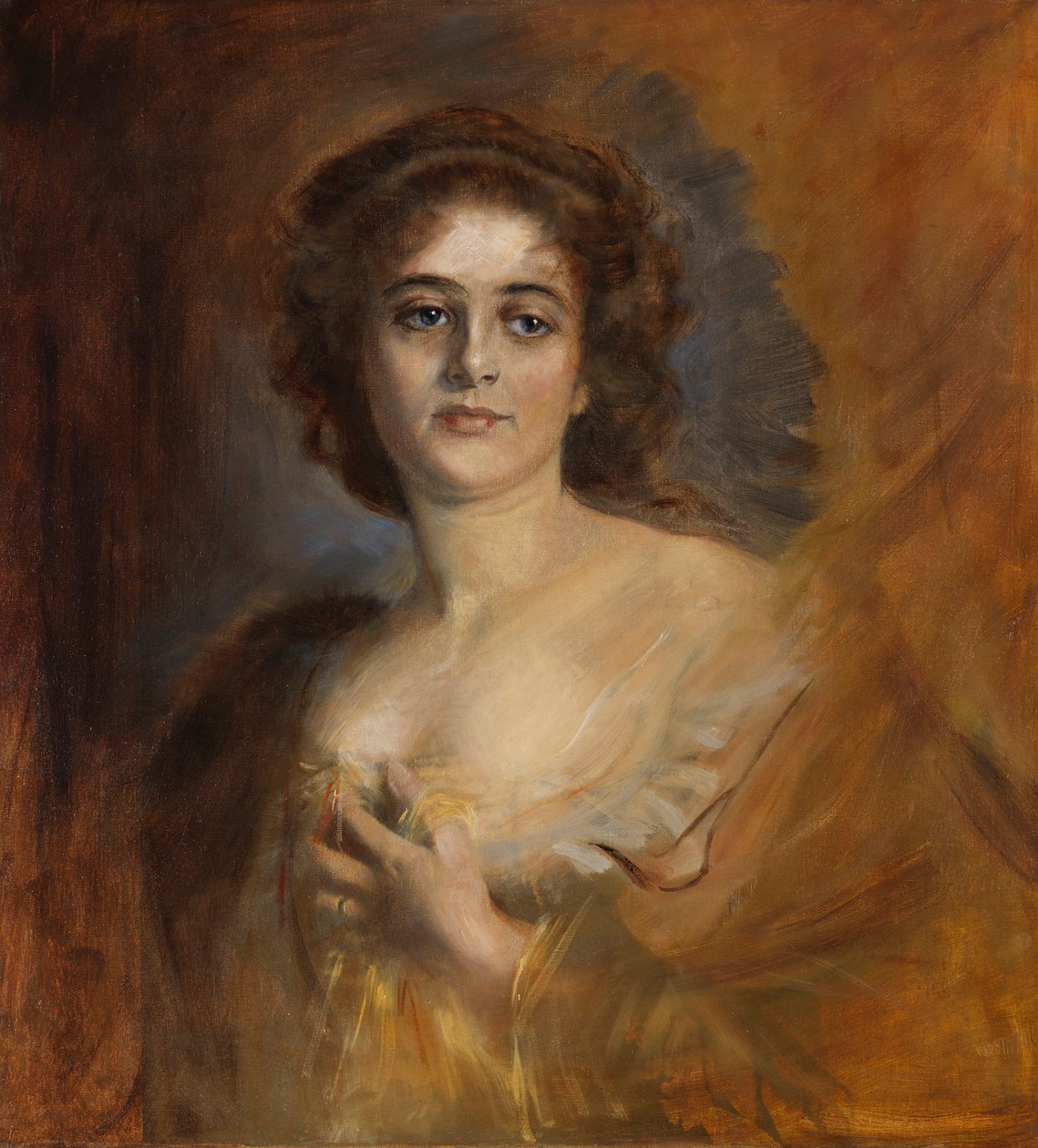 Lolita Gräfin von Zeppelin, c. 1900 door Franz von Lenbach