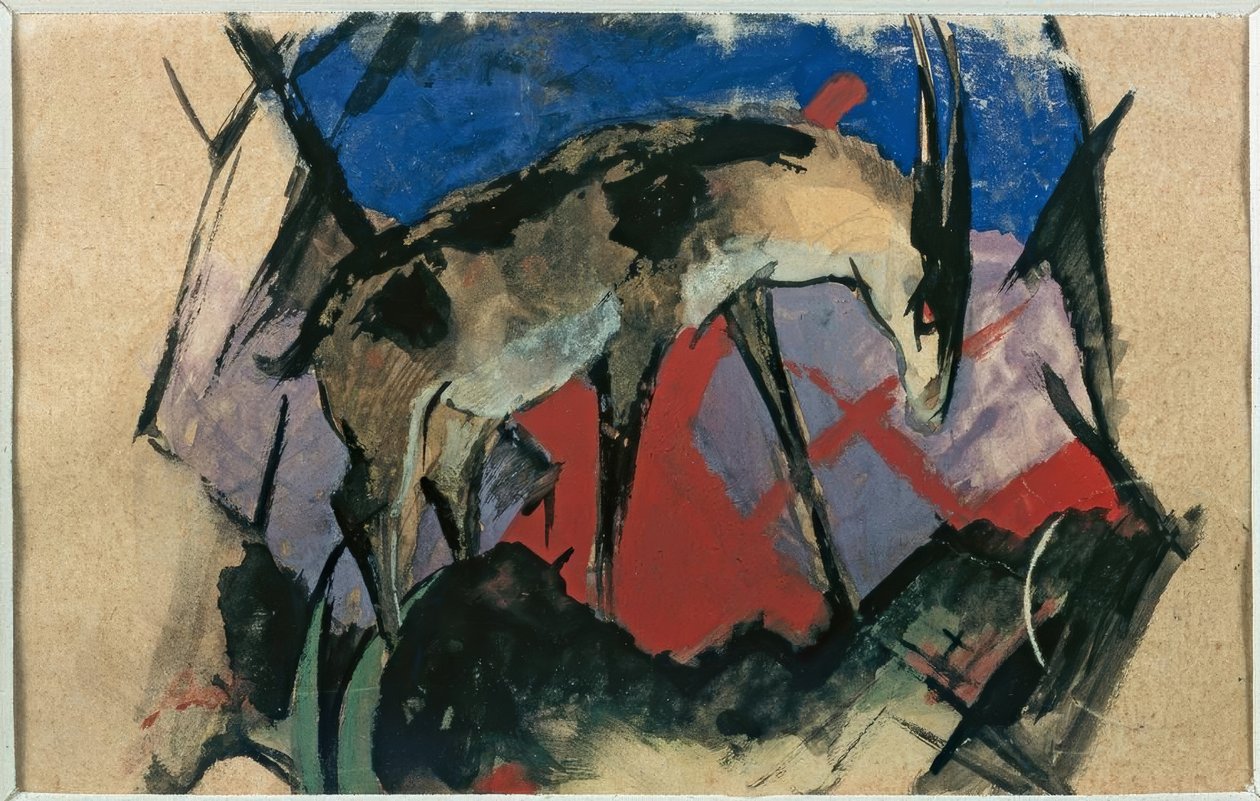 Antilope door Franz Marc