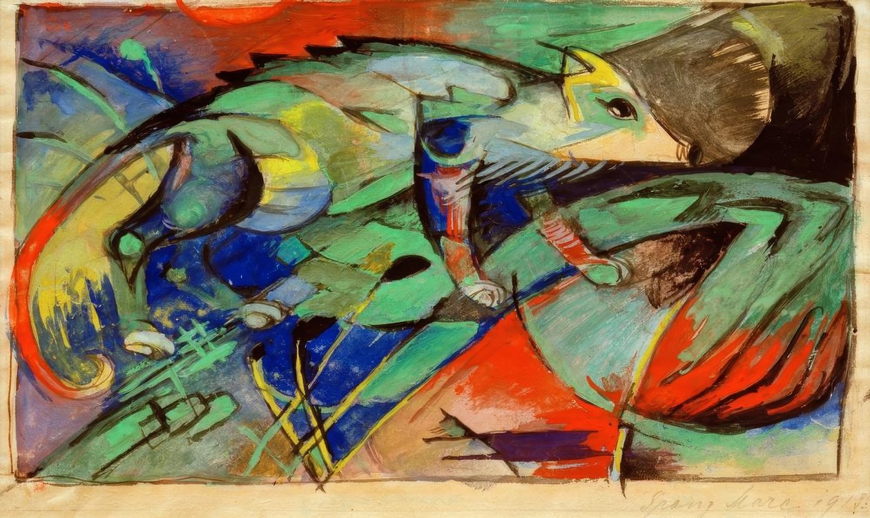 Kameleon door Franz Marc