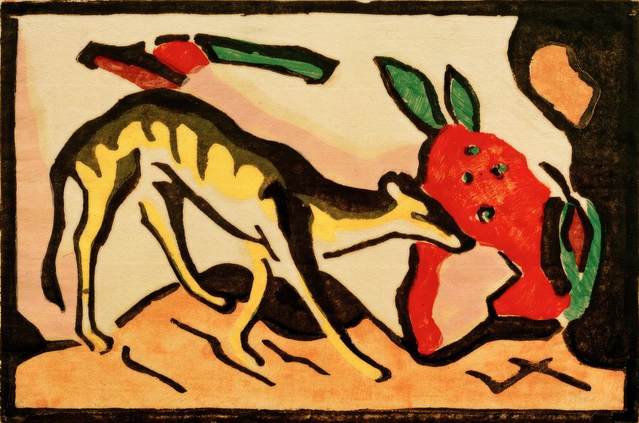 Fabeldier door Franz Marc