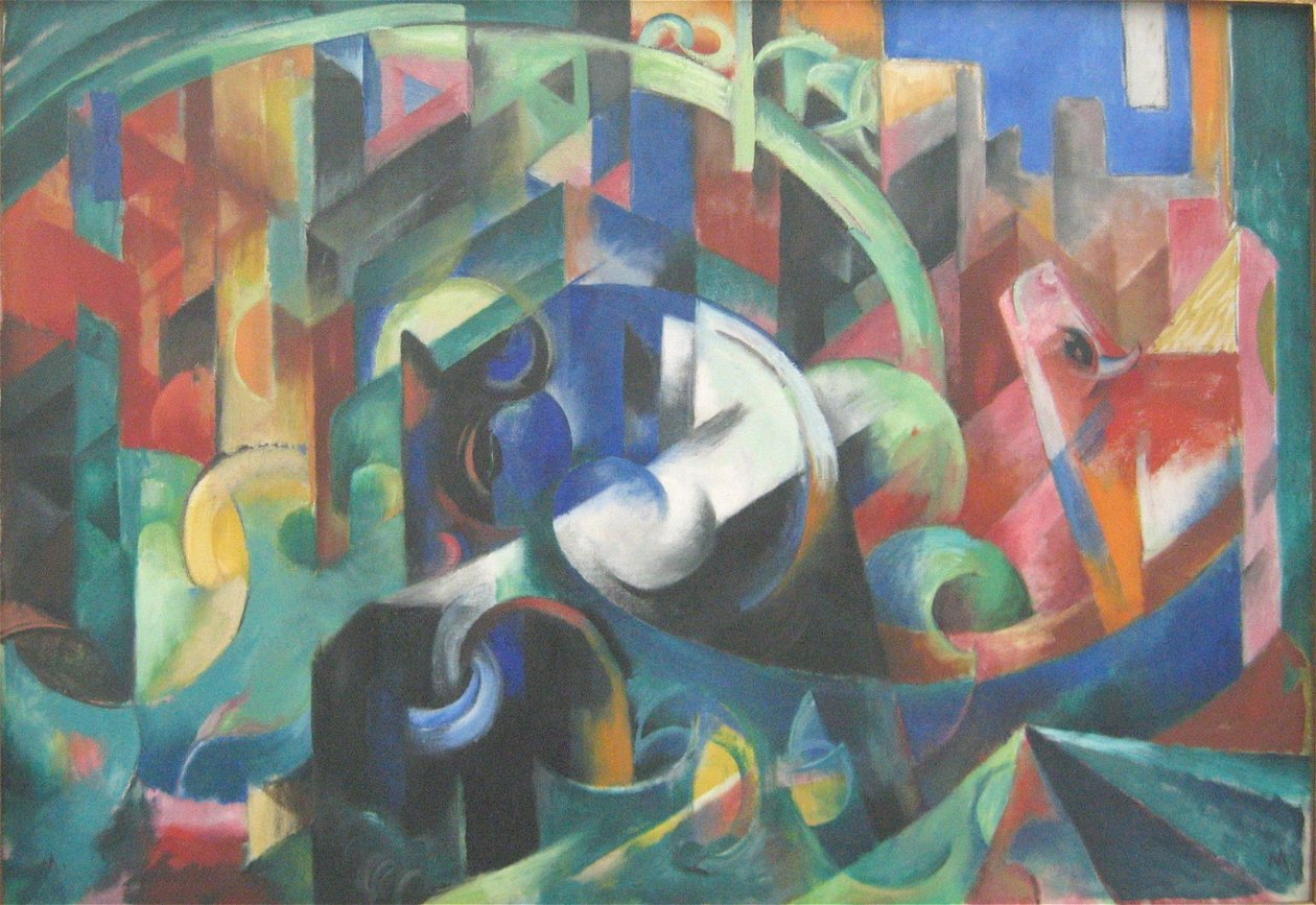 Duits:  Rinder I Vee I door Franz Marc