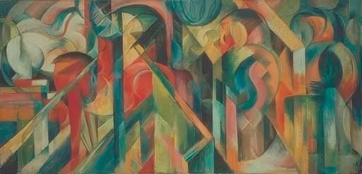 Stallen door Franz Marc
