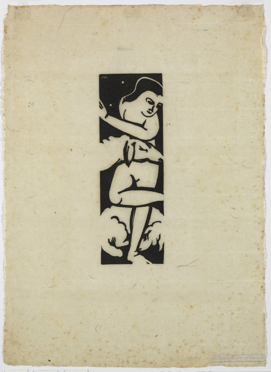 De herderin door Franz Marc