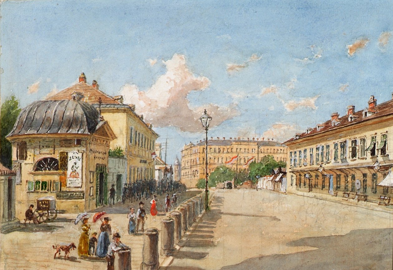 De Mariahilfer Linie in Wenen door Franz Reinhold