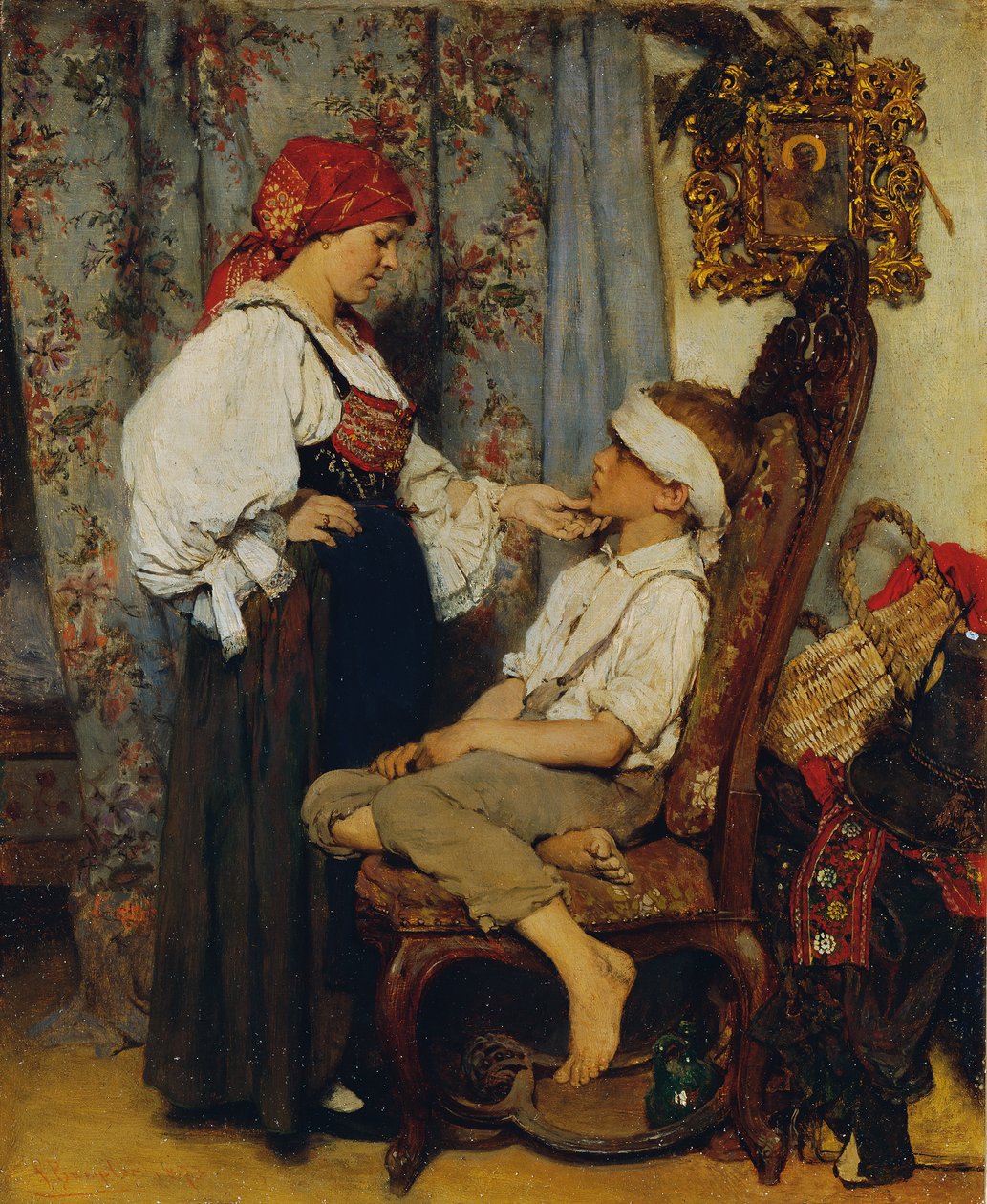 De kleine patiënt door Franz Rumpler