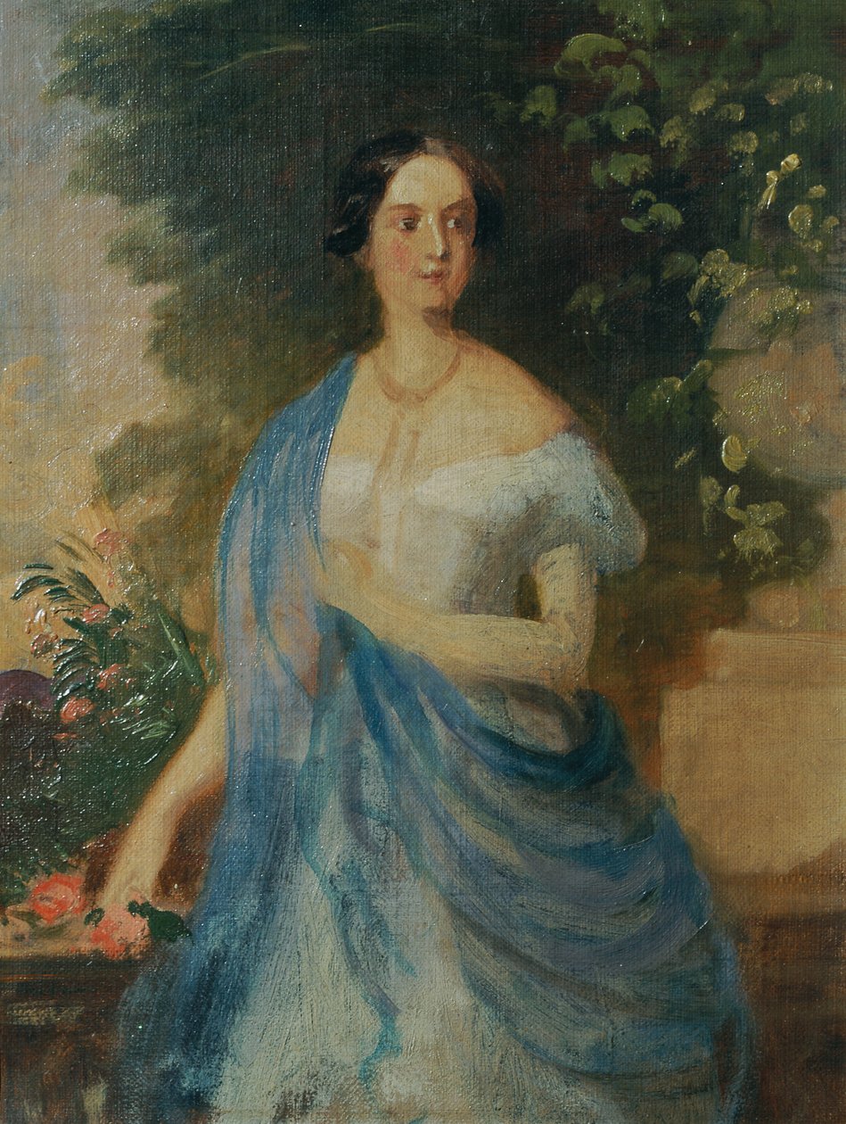 Clothilde Prinses Dietrichstein door Franz Schrotzberg
