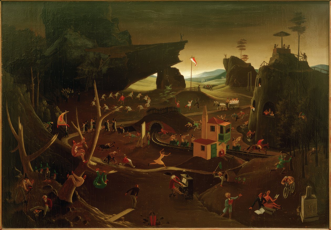 F. Sedlacek, Landschap door Franz Sedlacek