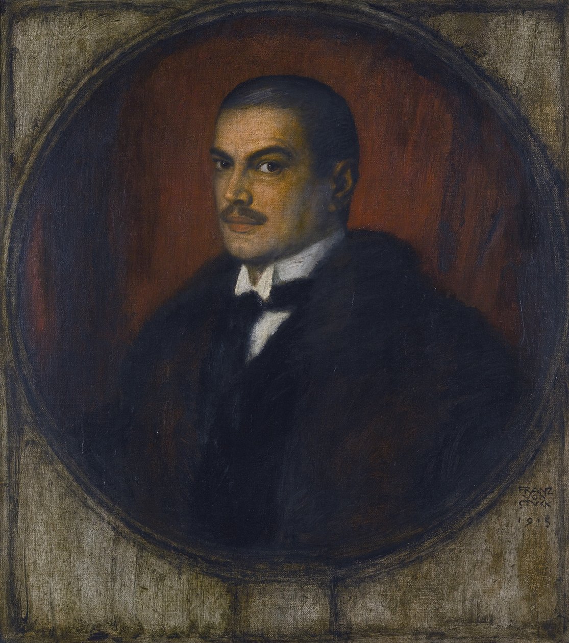 Zelfportret, 1915 door Franz Stuck Ritter von
