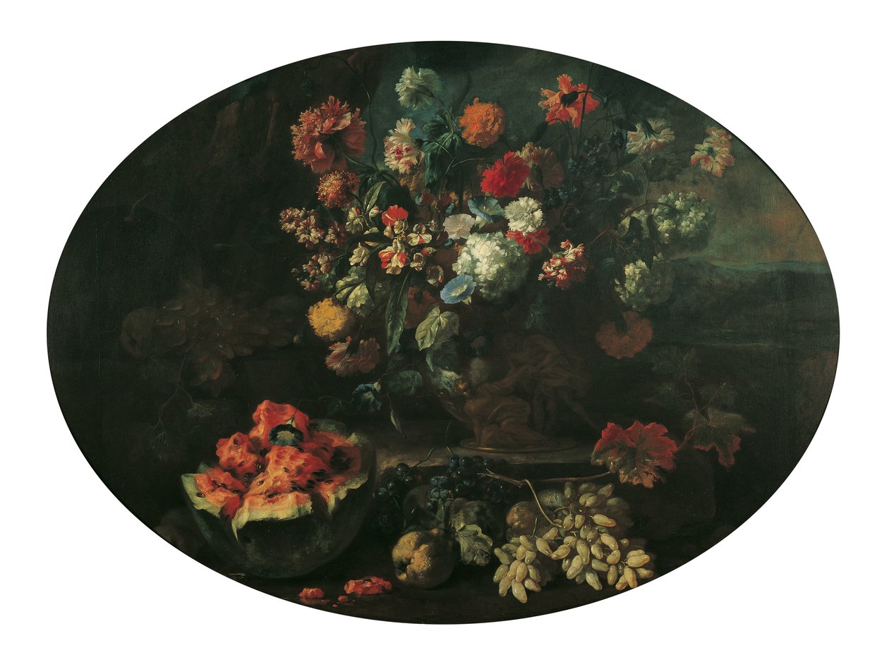 Bloemen en Vruchten door Franz Werner Tamm