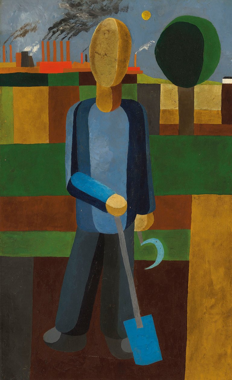 De tuinman, ca. 1929-1930 door Franz Wilhelm Seiwert
