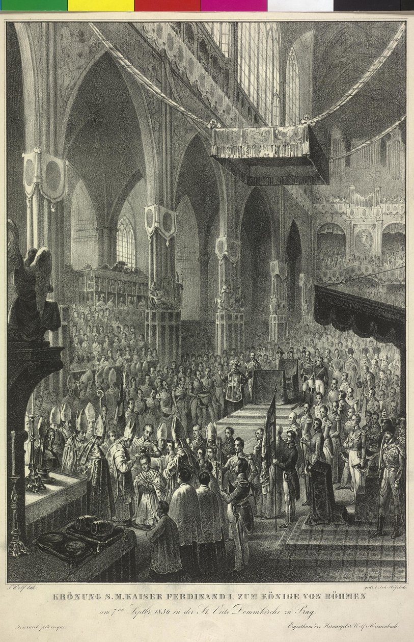 Ferdinand I door Franz Wolf