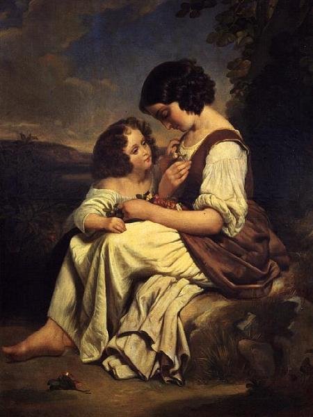 De Favoriete Bloem door Franz Xaver Winterhalter