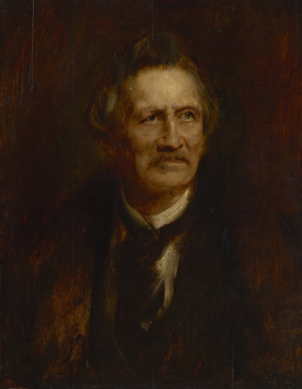 Gottfried Semper door Franz von Lenbach