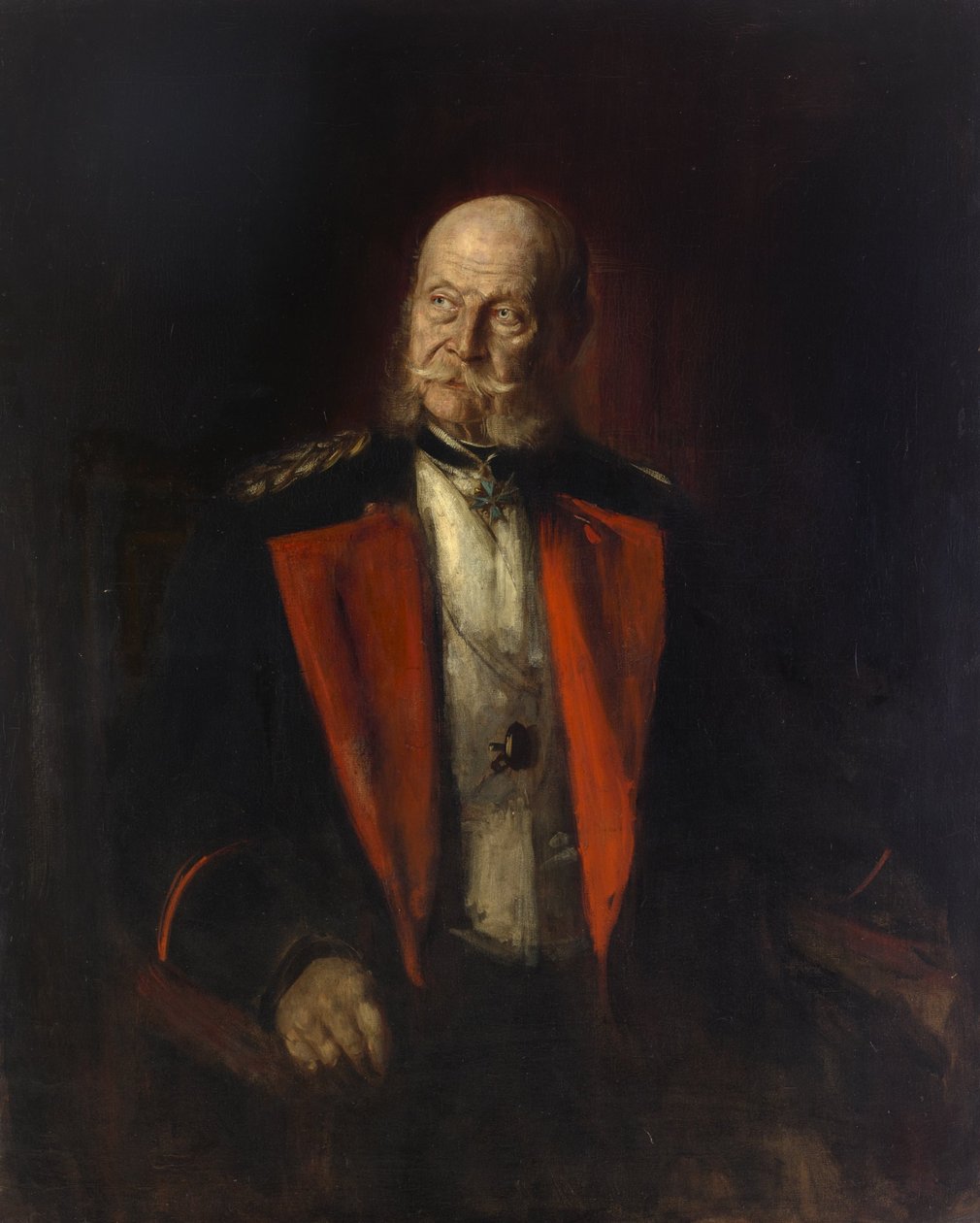 Kaiser Wilhelm I. door Franz von Lenbach